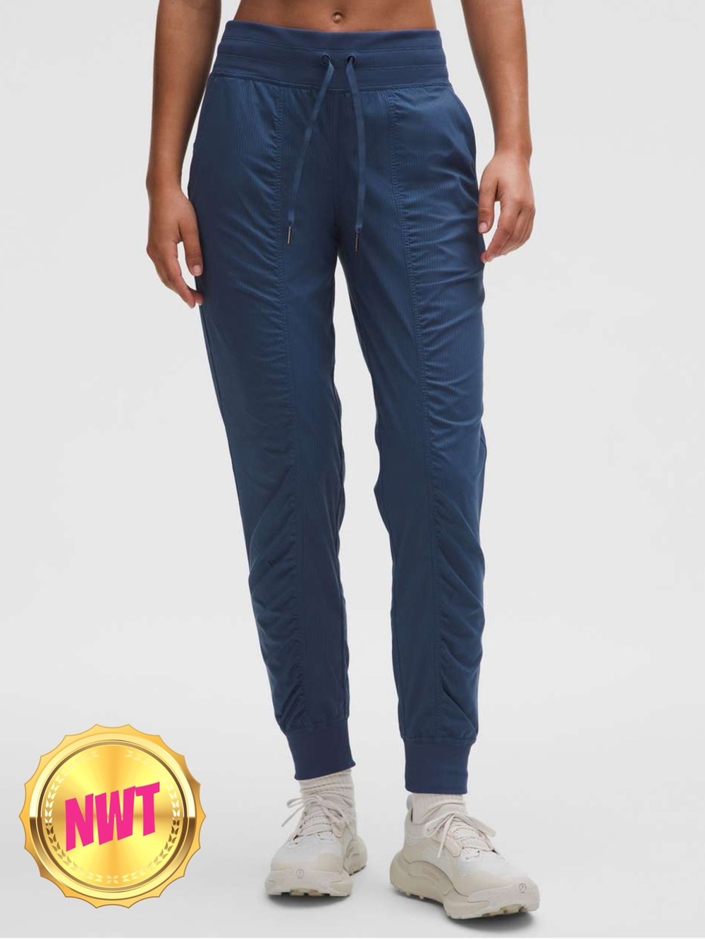 lululemon Dance Studio Jogger Pants Blue Twill Size 8 NWT